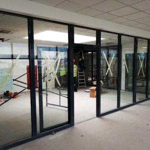 Ударостойкая (антивандальная) противопожарная дверь / серия FRM7476